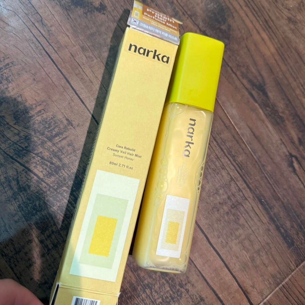 Narka Core Rebuild Creamy Veil Hair Mist Sunset Honey